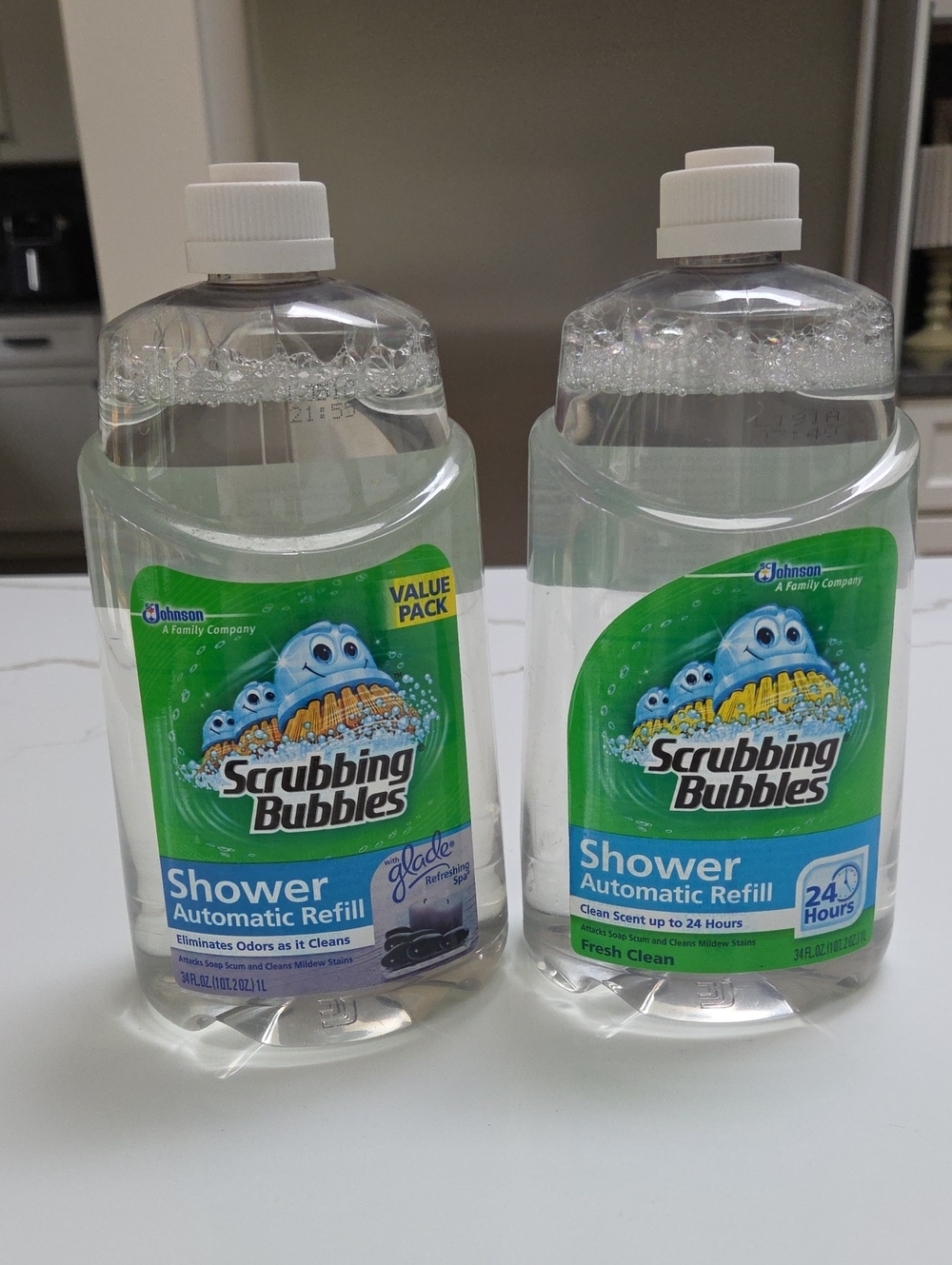 Set of 2 Scrubbing Bubbles Automatic Shower Cleaner Refill